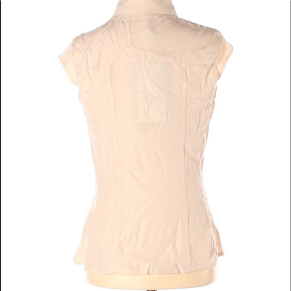 Vero Moda Blouse Women Sleeveless Top Floral Tan - Picture 2 of 2